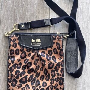 Coach Leopard Print Crossbody Bag